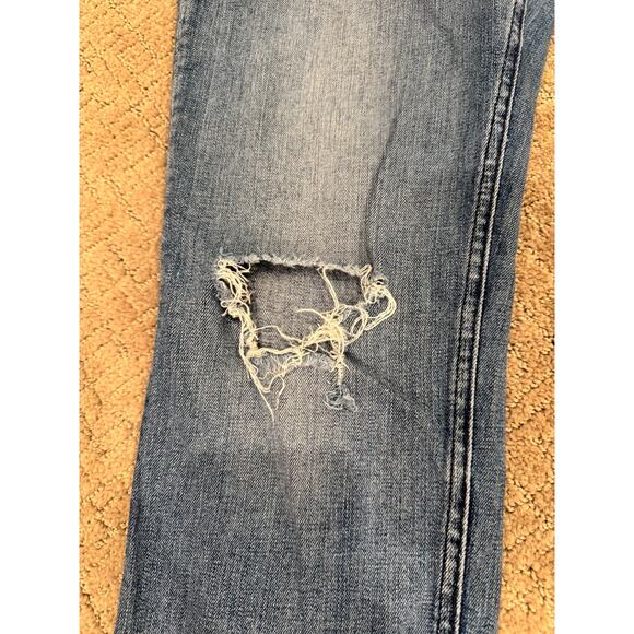 Rag & Bone Dre Low-Rise Slim Boyfriend Jeans Womens Size 27 Light Blue - Picture 9 of 10